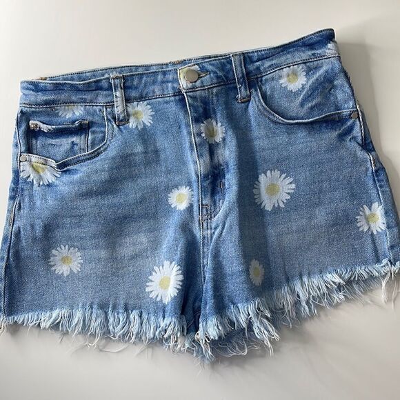 Material Girl Pants - Material Girl cutoff Daisy Jean Shorts. Size 11. Button fly.  Cute cute cute.